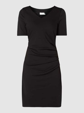 Kaffe Kleid mit Drapierung in Black, Gr&ouml;&szlig;e XS