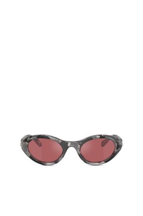 Diesel Wrap-around shape sunglasses - Sunglasses - Unisex - Multicolor