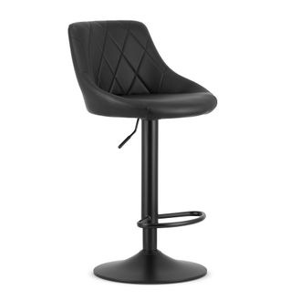 OEM Taburete Kast - Ecopiel Negro / Base Negra