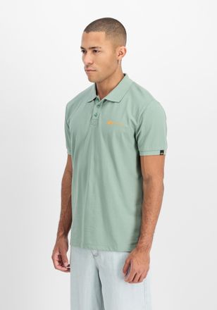 Alpha Industries Poloshirt ALPHA INDUSTRIES Basic Polo SL, Herren, Gr. XL, frost gr&uuml;n, Obermaterial: 100% Baumwolle, Shirts Poloshirt