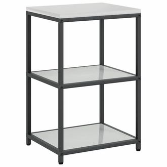Berkfield Home Kitchen Storage Shelf with Storage Silver Galvanised steel