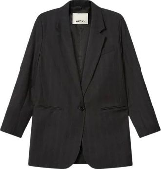 Isabel Marant Jassen, Dames, Zwart, XS, Wol, Nerix - 32-48: 38,Kleuren: Antraciet