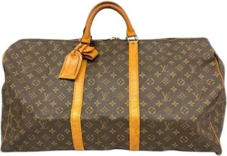 Louis Vuitton Vintage, unisex, Bruin, ONE Size, Pre-owned Weekendtas