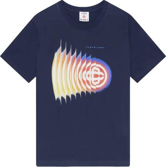 Casablanca SHOCK WAVE T SHIRT Size: XXL, colour: NAVY