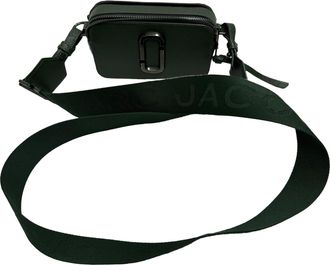 Marc Jacobs Marc Jacobs Small Snapshot cameratas in olijfgroen saffianoleer