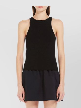 Max Mara alfeo racerback sleeveless top