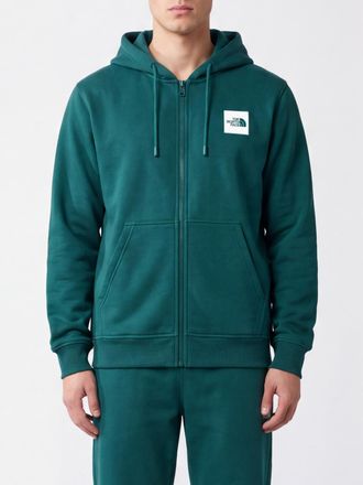 The North Face Cotton Hooded Sweatshirt with Adjustable Drawstring and Zip Closure