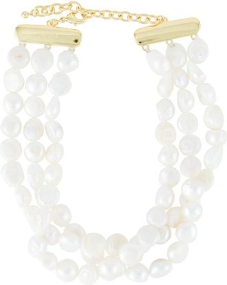 Cult Gaia Nora Pearl-embellished Choker Necklace