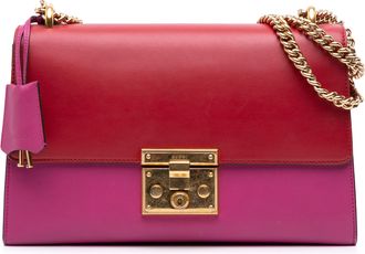 Gucci Pre-owned Womens Padlock Shoulder Bag Chain Strap - Poppy Leather - One Size
