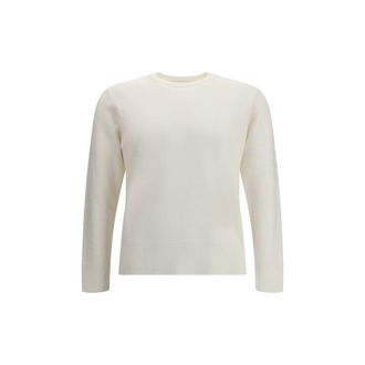 Thom Browne White Fleece Wool Mens Sweatshirt