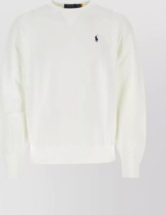Polo Ralph Lauren oversize v-neck sweatshirt with ribbed cuffs and hem