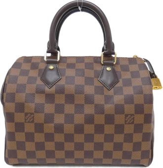 Louis Vuitton Ebene Coated Canvas Boston Bag (Pre-Owned)