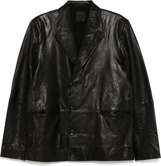 Frei-Mut Giacca Jabal in pelle - Nero