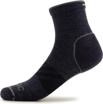 Stoic Merino Outdoor Quarter Socks Tech Wandersocken - Unisex | schwarz