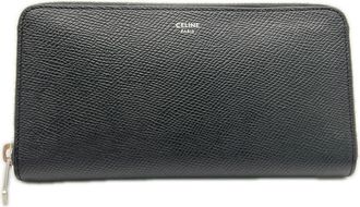Celine Black Long Wallet (Bi-Fold) (Pre-Owned)