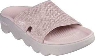 Skechers Womens On-The-go Massage Fit Revive-Roxie Slide Sandal, Blush, 2.5 UK