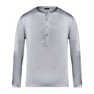 Tom Ford Pyjamas, male, Gray, Size: M Silk Underwear T-Shirt