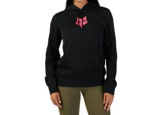 Fox Pinnacle Pullover Hoodie In Fleece Black