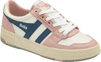 Gola Challenge Leather Lace-Up Trainers