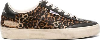 Golden Goose Sneakers, female, Multicolor, 5 UK, Leopard Print Trainers with Black Details
