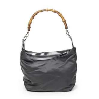 Gucci Bamboo Zip Hobo schoudertas