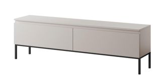 OEM Selsey Bemmi Mueble Tv Con Pies Negros - 150 Cm -beige