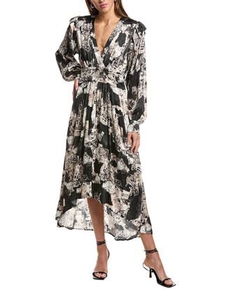 Iro Iro Nuna Silk-Blend Maxi Dres