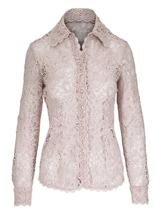 Etro lace shirt - Pink