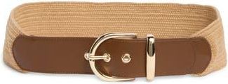 Steve Madden Woven Stretch Belt in Cognac at Nordstrom Rack, Size Large/x-Large