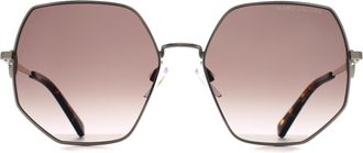 Marc Jacobs Marc 730/S 06J HA goud havana bruin gradi&euml;nt zonnebril