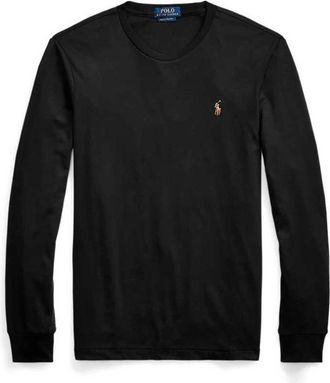 Polo Ralph Lauren Casual T-shirt voor mannen - Heren - Longsleeves - Zwart - L - Tops