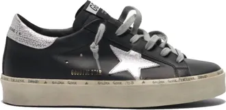 Golden Goose Womens Hi Star Platform Sneaker In Black