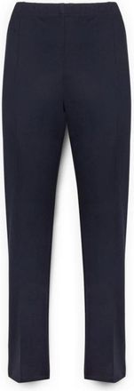 Elena Miro Viscose Blend Slim Broeken - Dames - Slim Fit Broeken - Blauw - L - Leer - Broeken