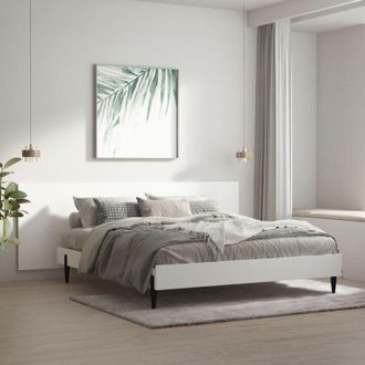 vidaXL Testiera per Letto Bianca 240x1,5x80 cm in Legno Ingegnerizzato - Vidaxl