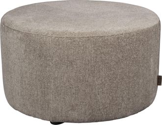 Dutchbone Design Sitzpouf Rocca ø 70 x 40 cm, Cappuccino
