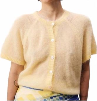 FRNCH Womens Kawasan Cardigan In Yellow