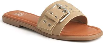 New York & Company Rey Slide Sandal in Beige at Nordstrom Rack, Size 8.5