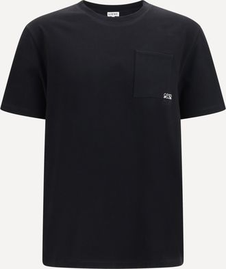 Loewe T-shirt in cotone con logo ricamato Man L