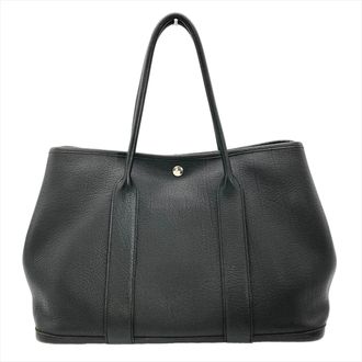 Herm&egrave;s Black Negonda Leather Tote Bag (Pre-Owned)