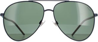Polo Ralph Lauren Aviator Matte Navy Blue Green PH3131
