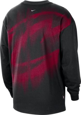Nike Mens Cleveland Cavaliers Standard Issue Basketball Long-Sleeve Top in Black | II6277-010