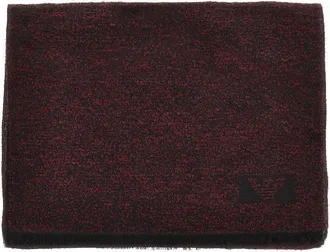 Emporio Armani Boucl&eacute; wool blend scarf Man One Size