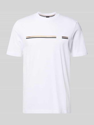HUGO BOSS Regular Fit T-Shirt aus reiner Baumwolle Modell C-TAUT 41 in Weiss, Gr&ouml;&szlig;e XXXL