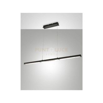 Fabas Luce Fabas Luce - ling lampada a sospensione nera a led 3000K - 40W - 4800 lm push dimmer