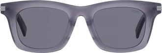 Ermenegildo Zegna Polarized Smoke Square Mens Sunglasses EZ0270-F 20D 52