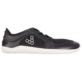 Vivobarefoot Primus Lite II Bio Textile Synthetic Womens Low Top Trainers - Obsidian White - Size:UK 8