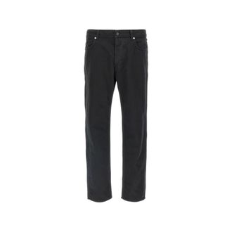Stone Island Straight Jeans, male, Black, Size: W36 J100005 Regular Straight Jeans