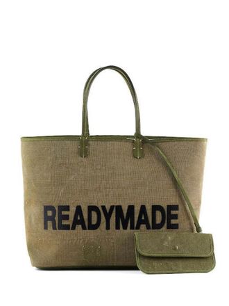 Readymade Borsa tote con pouch - Toni neutri