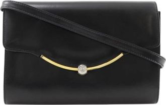 Gucci Pre-owned Vintage Schoudertas - Dames - Vintage Schoudertas - Zwart - ONE Size - Leer - Vintage