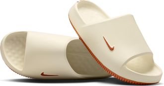 Nike Mens Calm (Texas) College Slides in White | IM3258-100